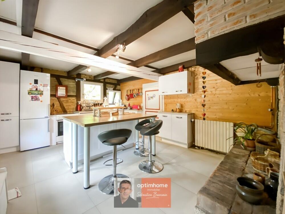 Vente Maison Ferme bressane rénovée – 136 m² – 5 chambres – 2,3 ha – Boxes chevaux Le planois
