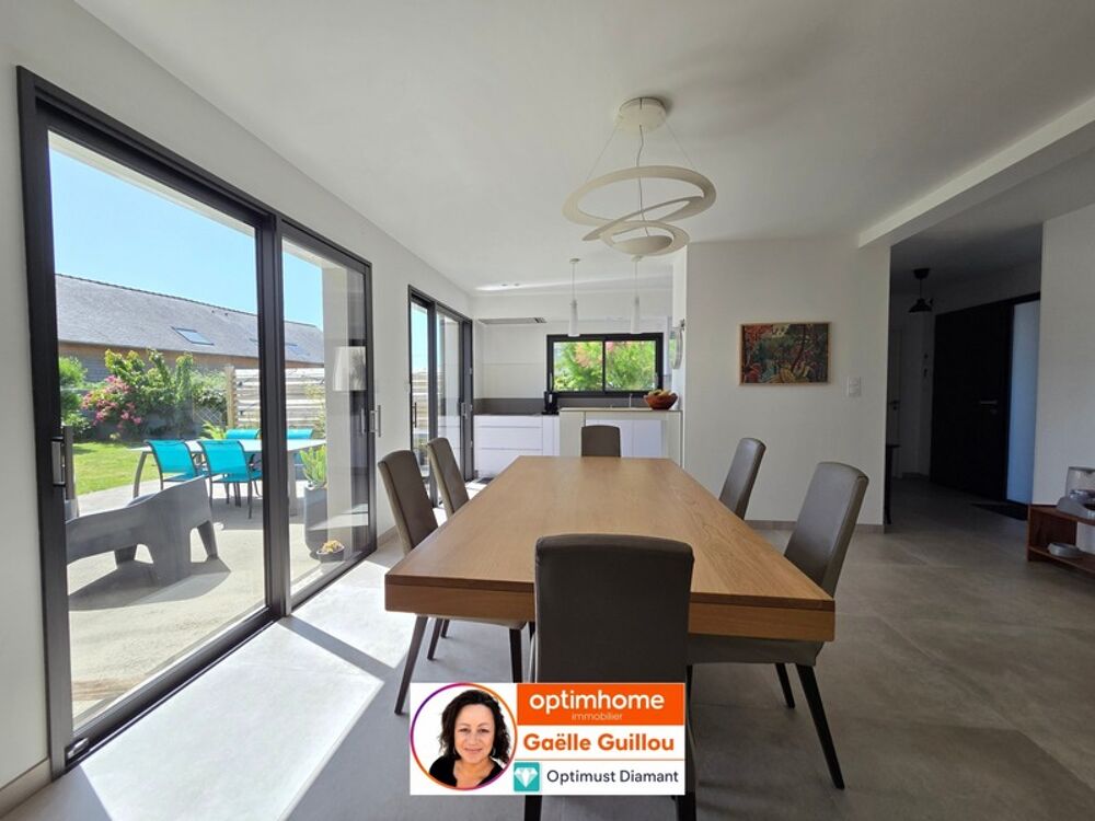 Vente Maison ROSCOFF : Contemporaine de 155m² - vie de plain pied - Proximité mer - Belle prestation Roscoff