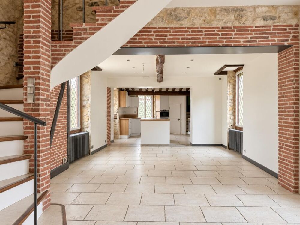 Maison de charme à Presles  3 chambres, décoration industrielle, terrasse et jardin
