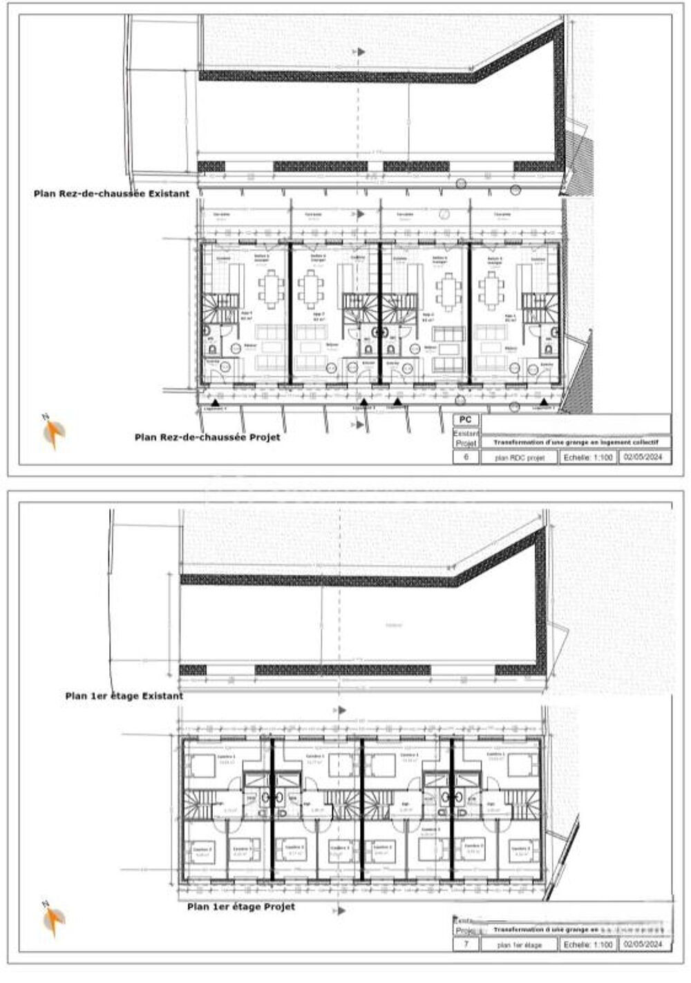 Vente Terrain Terrain constructible avec permis accordé pour 4 appartements !!! Marines