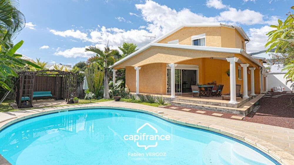 Villa F5/6 avec piscine  La Possession, quartier Saint-Laurent