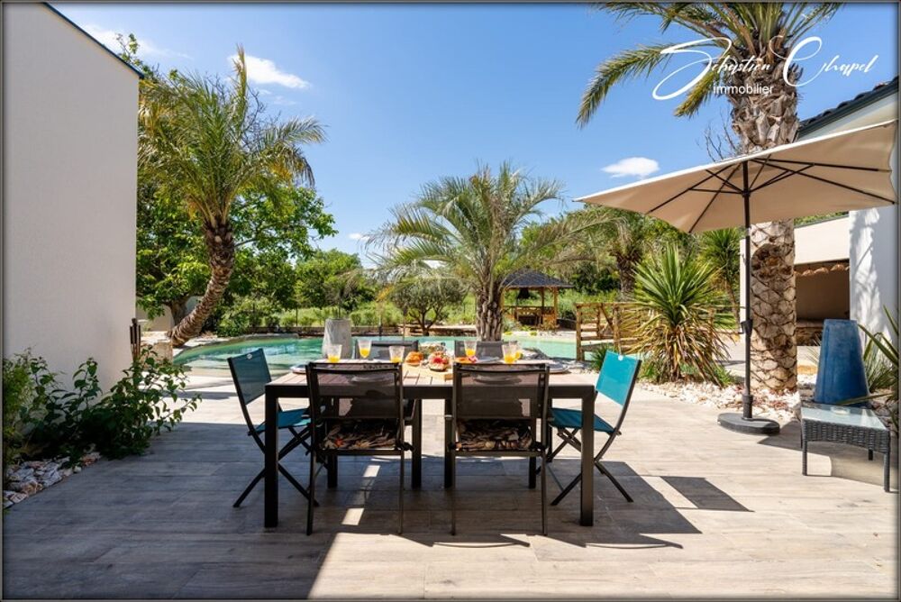 Villa dexception avec lagon privé et pool house  Un air de Bali à 15 min de Pézenas