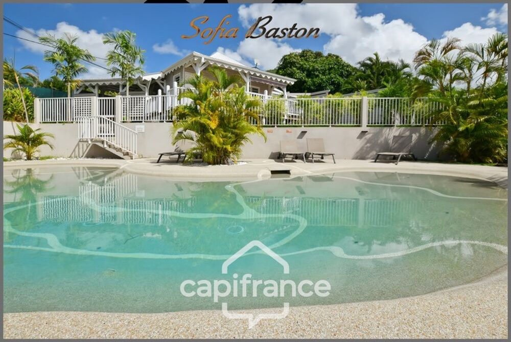 Maison T2 de plain-pied avec jardin privatif de 143 m², piscine et proche plage à vendre LE DIAMANT (972) Martinique