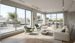 Vente Appartement ** EXCEPTIONNEL APPARTEMENT EN DERNIER ÉTAGE AVEC UNE SUBLIME TERRASSE  PRIVATIVE** Boulogne billancourt