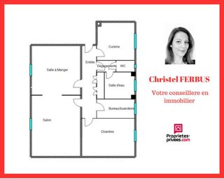  Appartement � vendre 3 pi�ces 76 m�