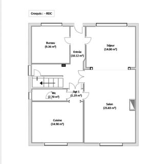  Maison � vendre 15 + pi�ces 320 m�
