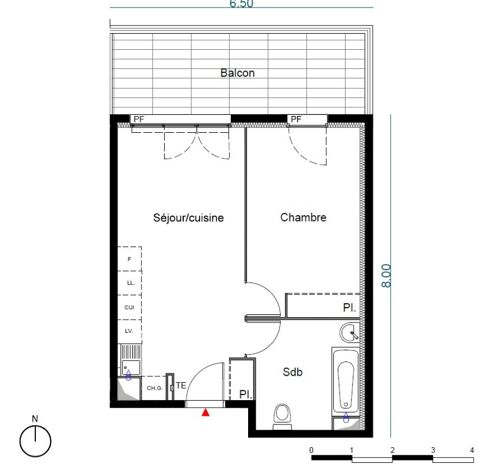  Appartement � louer 2 pi�ces 41 m�