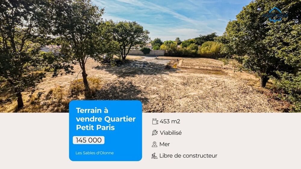 Vente Terrain Terrain, quartier le Petit paris, Les Sables d'Olonne ! Les sables d olonne