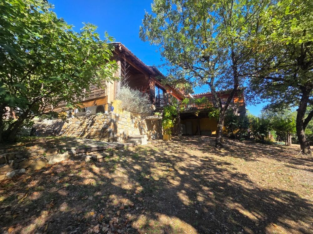 DURFORT (30170) A vendre Maison à ossature bois  153 m² habitables environ sur 4000 m² de terrain et 189m² d'annexes