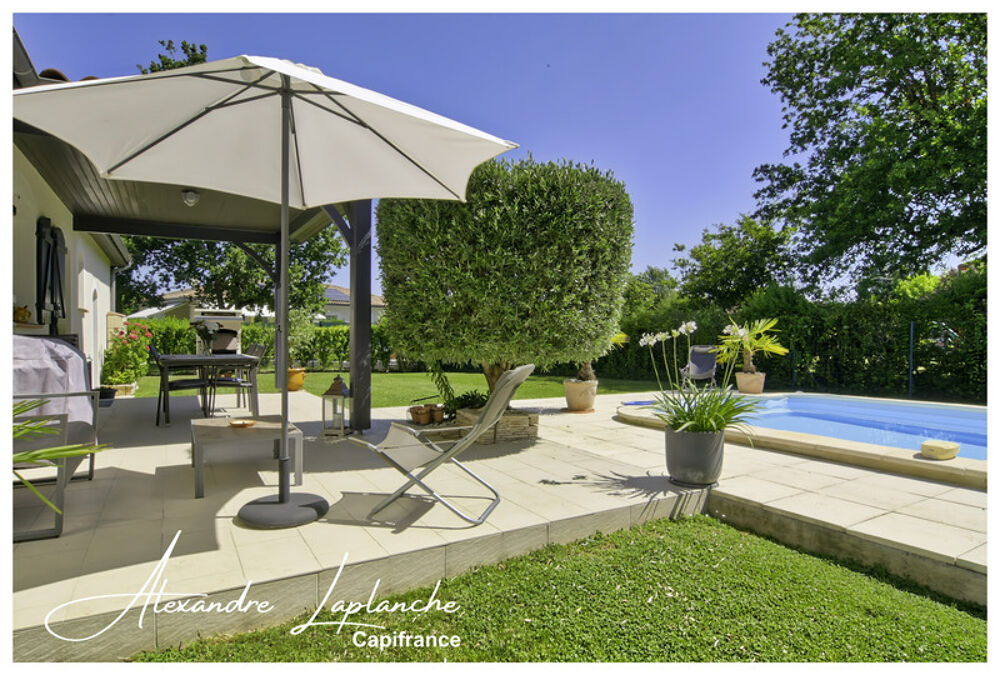 Vente Maison Dpt Tarn et Garonne (82), Maison de plain-pied parfaitement entretenue, au calme, avec piscine, garage et commerces accessibles Saint etienne de tulmont