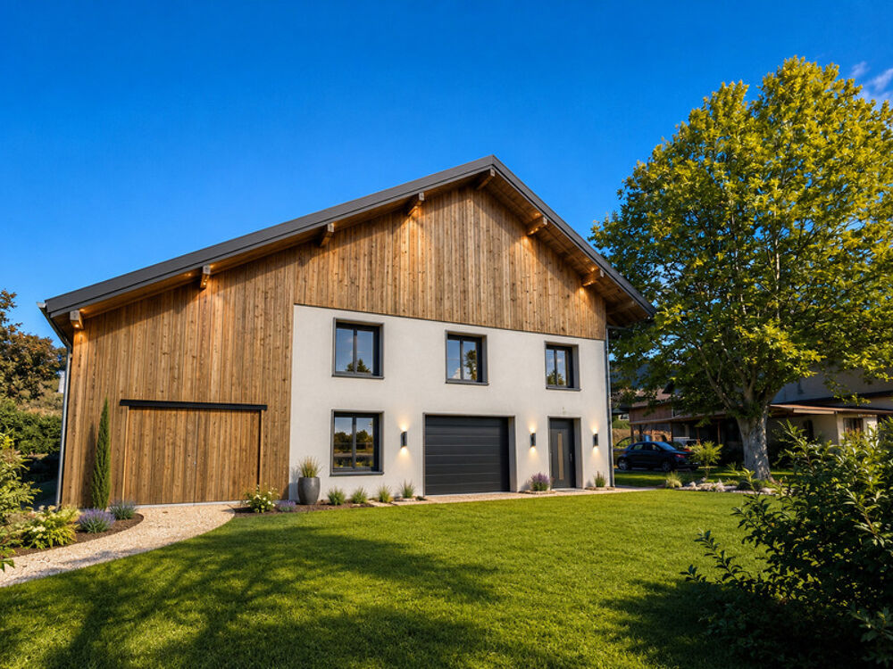 Viuz-en-Sallaz : Ancienne ferme rénovée alliant cachet et performance énergétique  proche Genève
