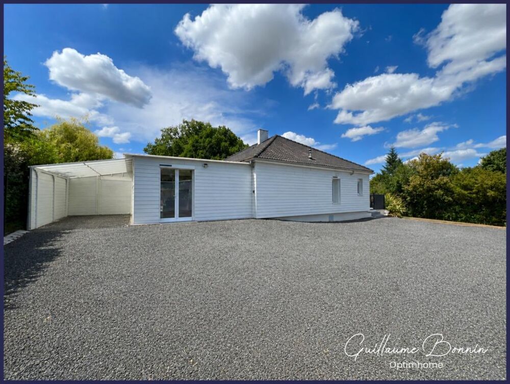 Maison à vendre 5 pièces de 129m², 3 chambres, suite parentale, SPA, garages - DPE C - secteur calme à NOUAILLÉ-MAUPERTUIS 86340