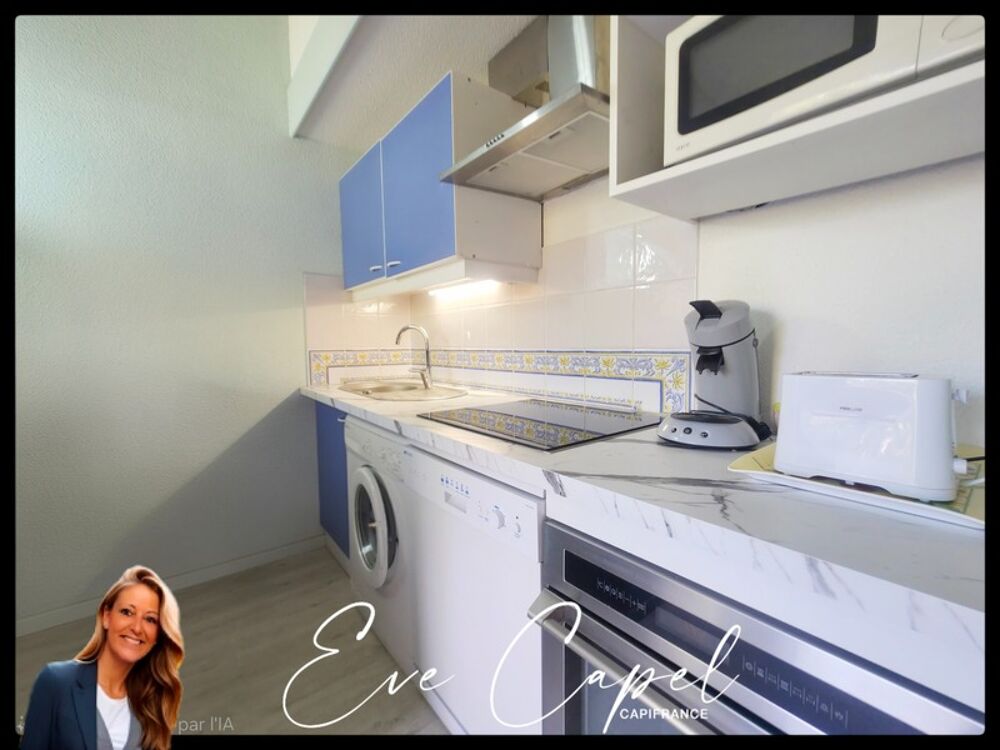 Appartement à vendre 3 pièces LE CAP D'AGDE (34), DUPLEX T3 - 400 m des plages - Vendu Meublé - dans résidence avec Piscine & As