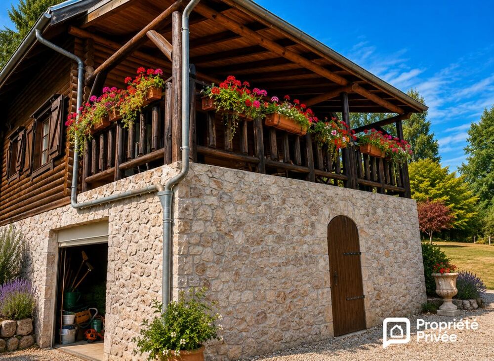 CHALET D'EXCEPTION AVEC PLAN D'EAU PRIVÉ ET TERRAIN CONSTRUCTIBLE - COEUR DU MORVAN