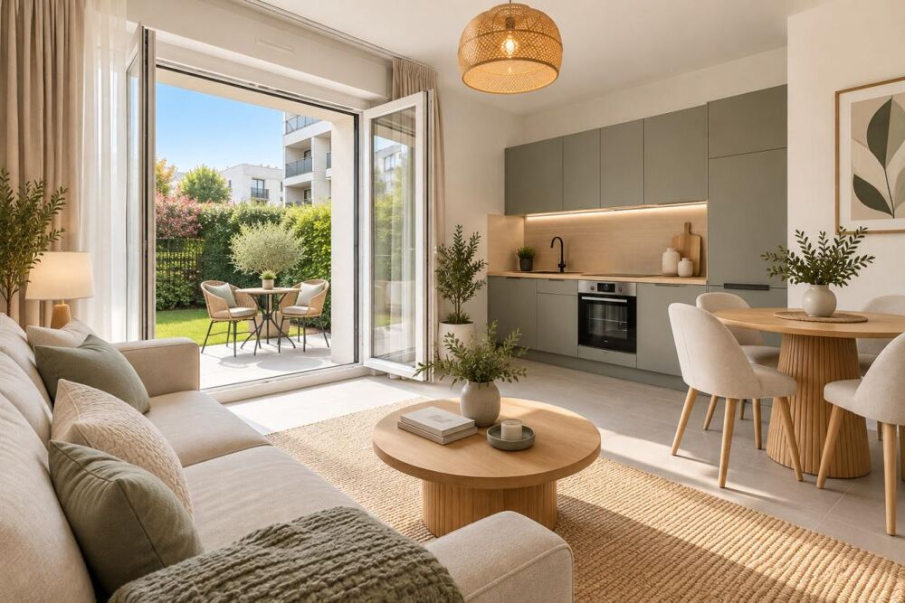 Vente Appartement À VENDRE – BEAU 2 PIÈCES EN REZ-DE-JARDIN AVEC TERRASSE ET JARDIN PRIVATIF – AUBERVILLIERS Aubervilliers