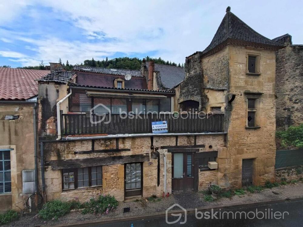 Grande Maison de Ville de 133 m2 avec Commerce de 160 m2 et Double Garage de 50 m2 à Cadouin - Le Buisson de Cadouin