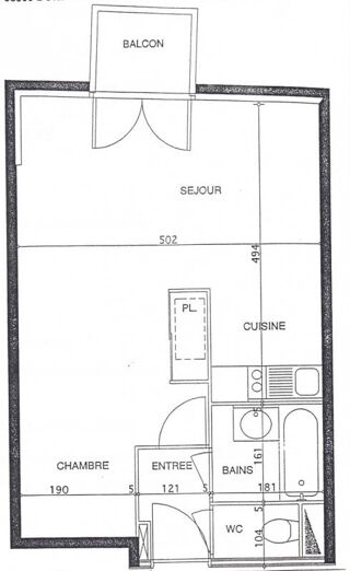  Appartement � vendre 1 pi�ce 36 m�