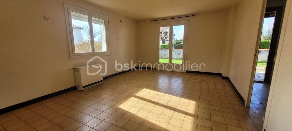 MAISON DE PLAIN PIED 90 M2, 3 CHAMBRES, GARAGE ET JARDIN DE 614 M2