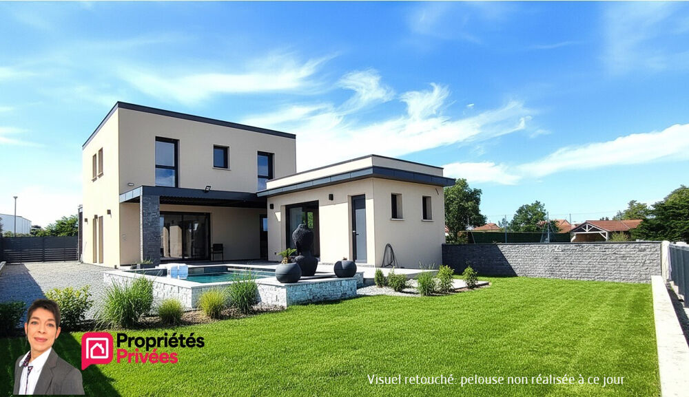 MABLY (42300) Villa contemporaine haut de gamme, piscine, dépendance
