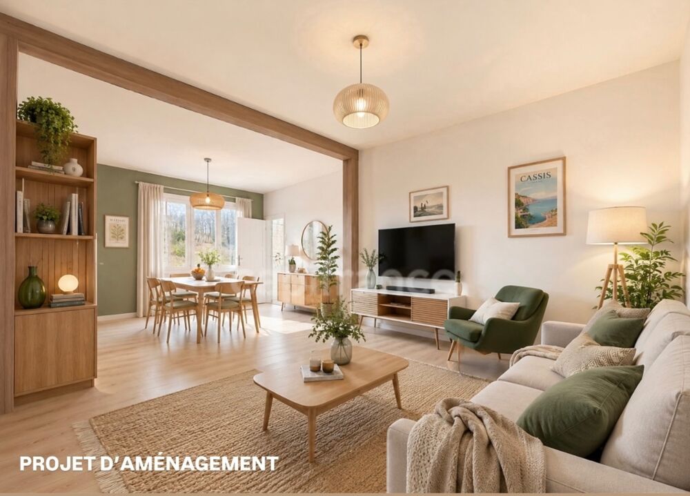 Vente Maison Maison 70 m² – terrain clos 1 425 m² - 2 chambres – double garage La tuiliere