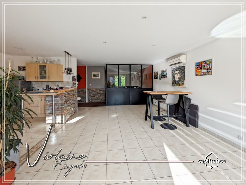 Villa de plain-pied lumineuse avec jardin piscinable et garage  Félines-Minervois