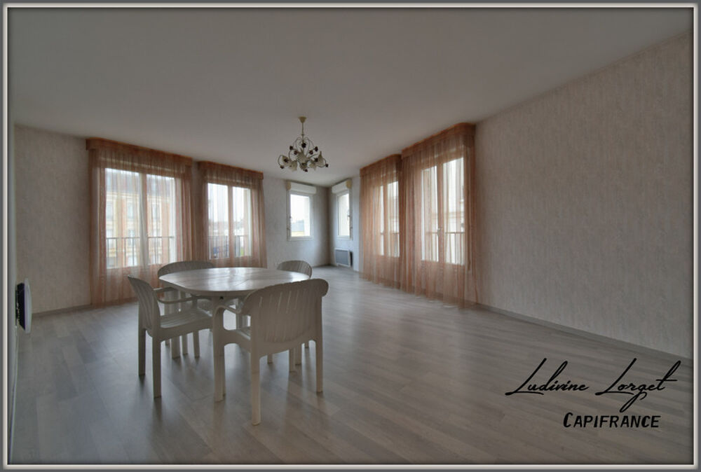 Appartement à vendre 5 pièces CHATEAU-THIERRY (02) Centre ville  103m2  3 chambres  1 place de parking sous-sol  vue sur la