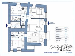  Appartement à vendre 4 pièces 82 m²