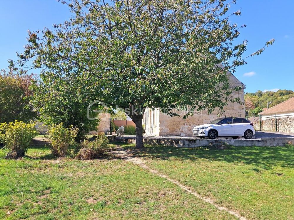 Vente Maison Maison en pierre 124 m2 vivable de plain-pied 4 chambres terrain clos 1500M2 50 min Charles de Gaulle Attichy