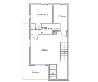  Appartement � vendre 3 pi�ces 83 m�