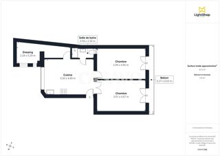  Appartement  vendre 3 pices 56 m