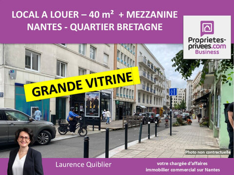 44000 NANTES - LOCAL COMMERCIAL A LOUER - QUARTIER BRETAGNE 1880 44000 Nantes