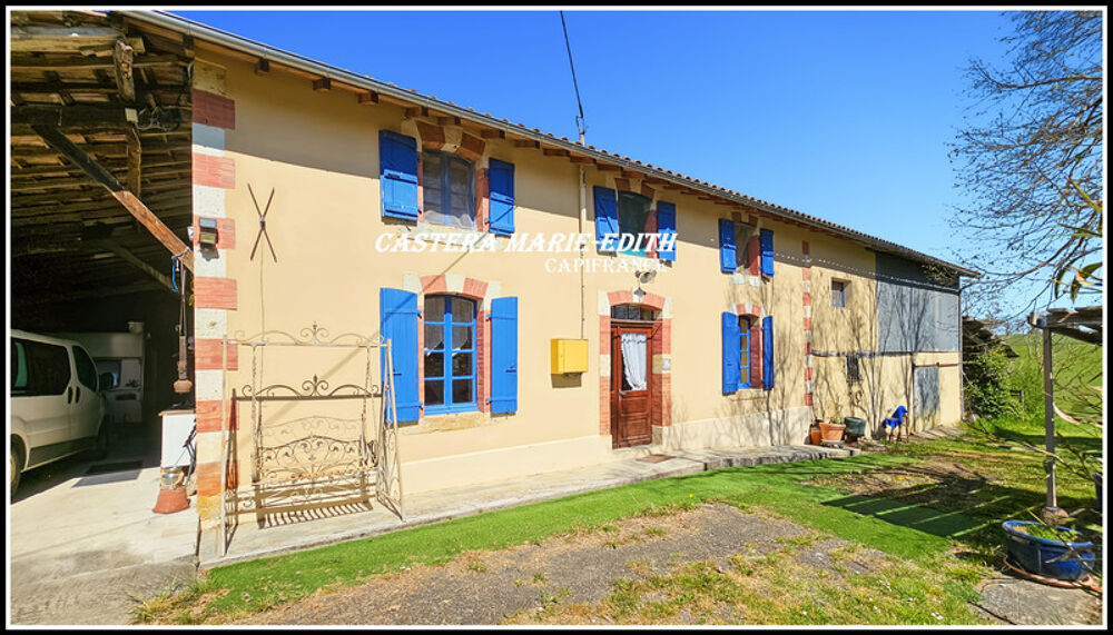 Maison gasconne en pierre -144 M²habitables - 5 pièces + de 3Hectares - Proche de VIC FEZENSAC - GERS