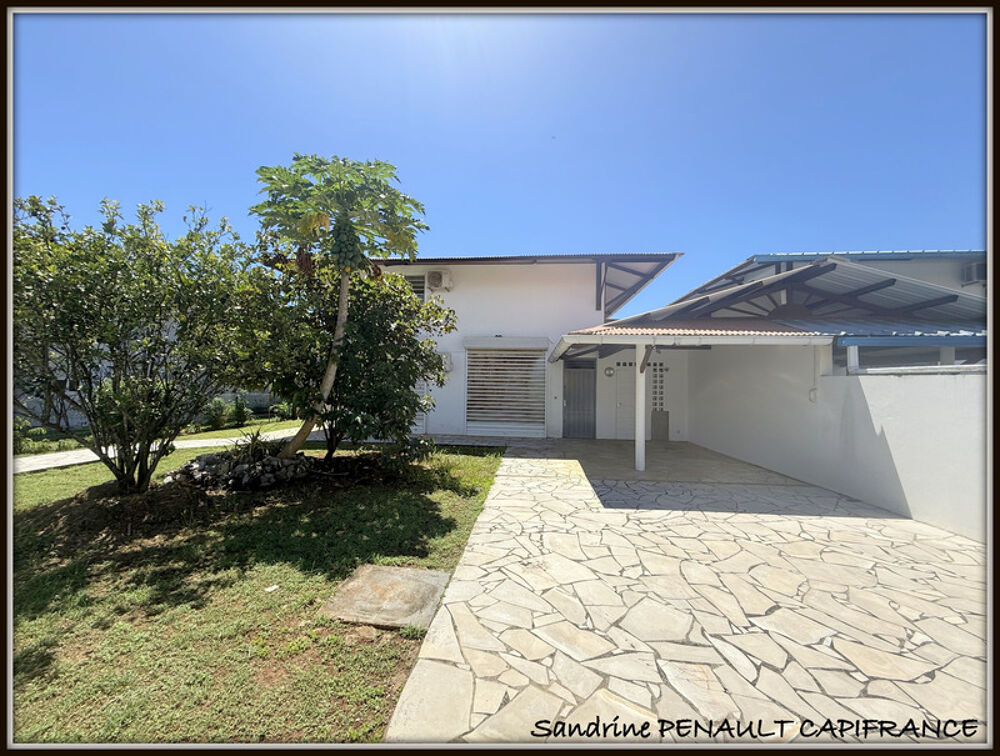 A VENDRE A KOUROU (97310) UNE CHARMANTE VILLA T6 DE 120 m² - TERRAIN DE 466 m² - AU PRIX DE 390 000 €