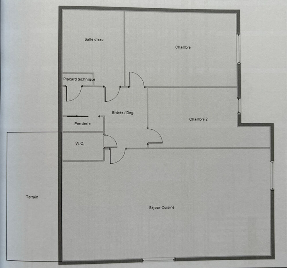 Vente Appartement NANTES à l'extrême EST de l'île BEAULIEU et à proximité du PARC NATUREL, dans immeuble avec ASCENCEUR, Appartement T3 entièremen Nantes