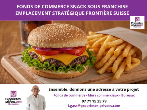   SNACK FRONTALIER /TERRASSE /FAIBLE LOYER/ OPPORTUNITÉ 