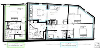  Appartement à louer 2 pièces 46 m²