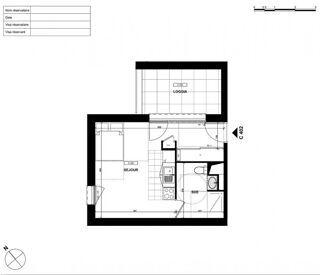  Appartement à vendre 1 pièce 28 m²