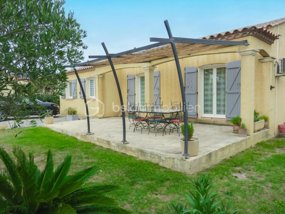 À 3 MINUTES DE LÉZIGNAN-CORBIÈRES - VILLA PLAIN-PIED 105 M² - PISCINE - 966 M² DE TERRAIN - GARAGE - PANNEAUX PHOTOVOLTAÏQUES