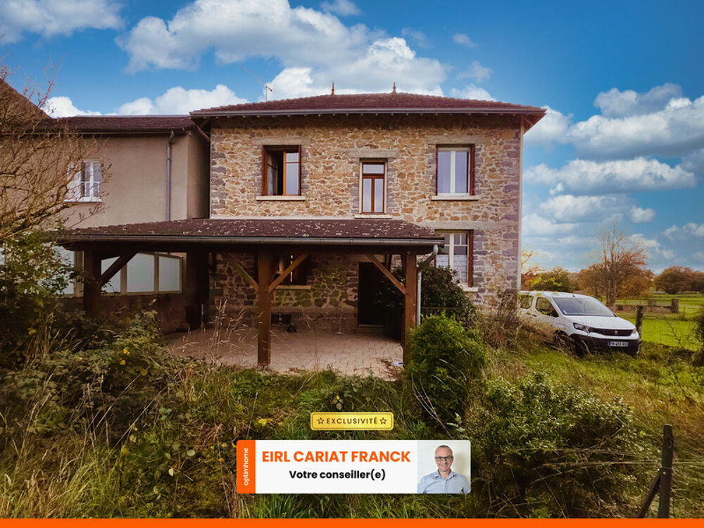 Vente Maison MAISON EN PIERRE DE 126 M2 SUR ETAGE, L'ENSEMBLE SUR 1550 M² DE TERRAIN CLOS AVEC DES DEPENDANCES Vieilleville mourioux