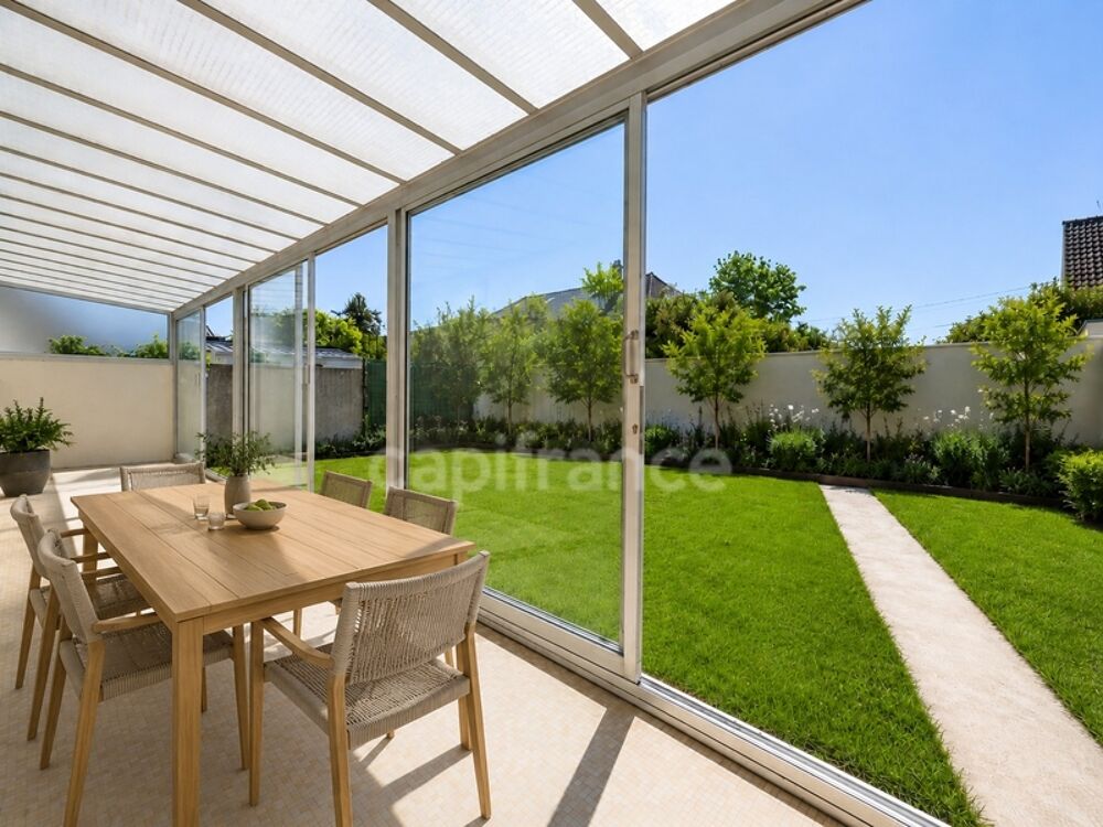 À vendre à Sainte-Geneviève-des-Bois, maison climatisée : de 123 m², 5 chambres, véranda, garage, sans travaux et parfaitemen