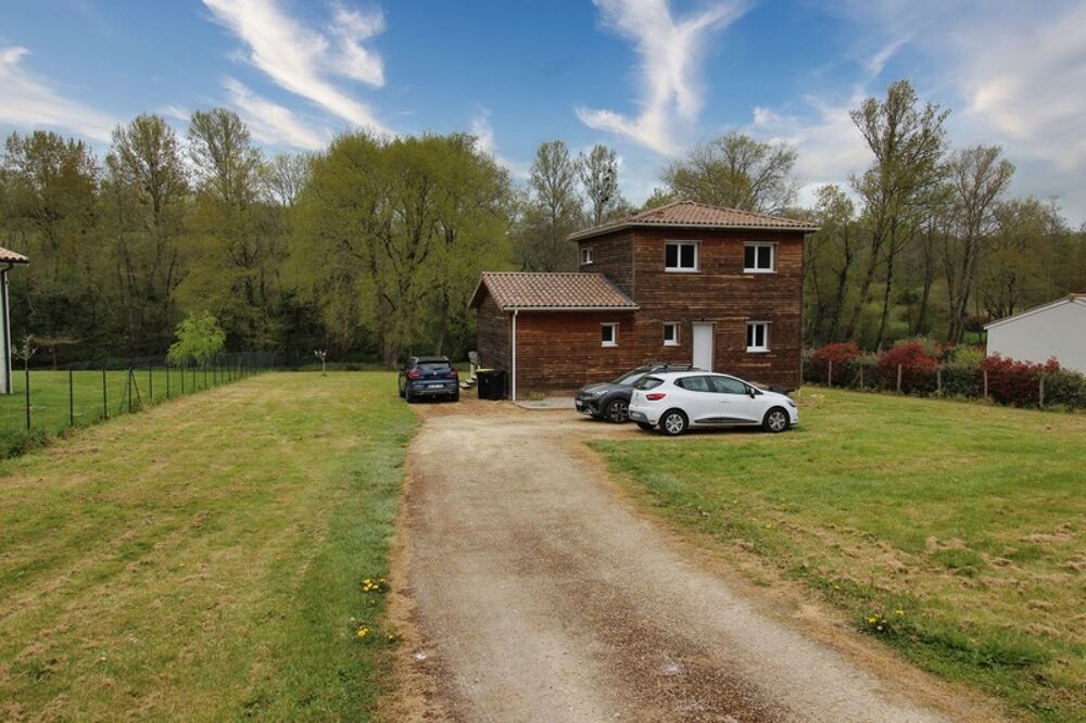Vente Maison Maison bois 120 m² sur terrain de 2800 m² – Aillas (33124) Aillas