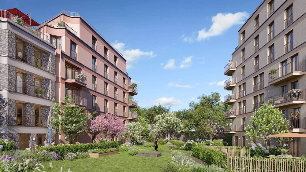 Vente Appartement appartement neuf type T4 à vendre PANTIN (93), surface hab 78,03 m2 + 2 balcons 10,65 m2 Pantin