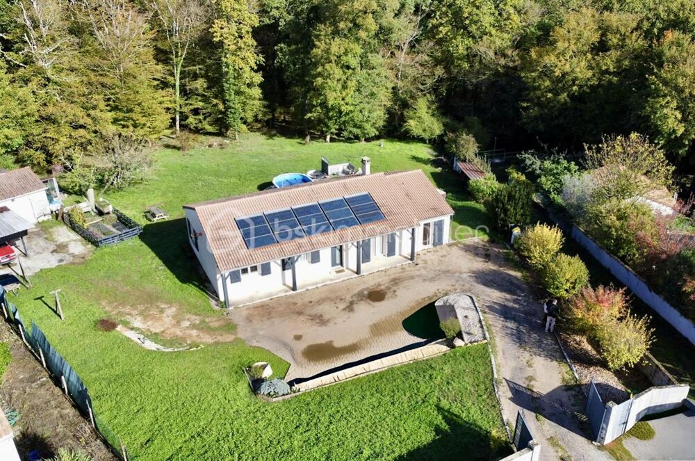 Vente Maison BÉRUGES – Maison de plain-pied de 106 m² sur terrain constructible de 1 685 m² avec bois de 4 750 m² Beruges