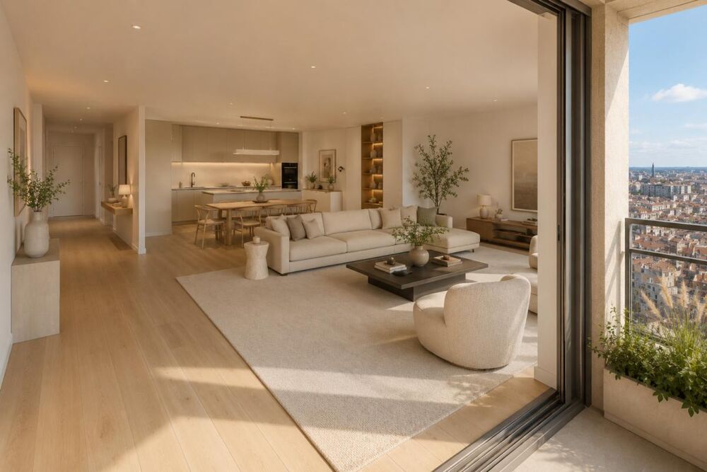 Vente Appartement T4 VUE IMPRENABLE sur BORDEAUX!!! Avec balcon et parking Bordeaux