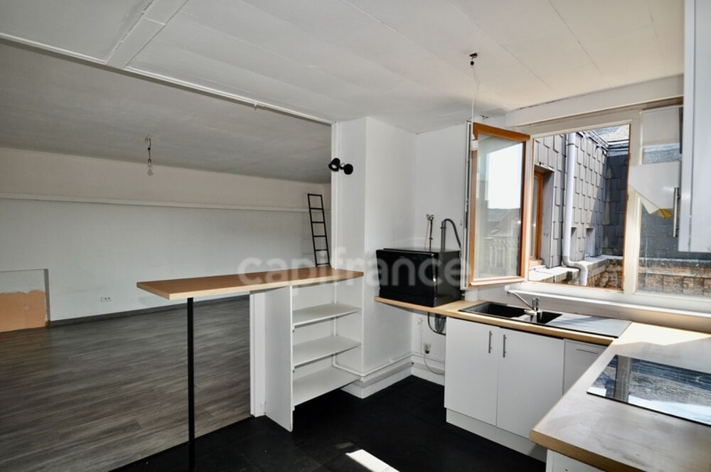 Vente Appartement Dpt Seine Maritime (76), à vendre Proche Rouen Appartement 3 pièces 76 m² au 4ème et dernier étage, sud. Cave Elbeuf