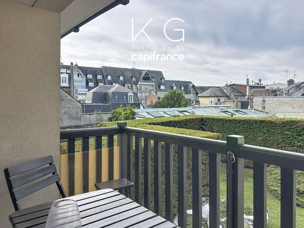 Vente Appartement Deauville, place Morny, bel appartement T2 à vendre 33m2 au 2e étage, balcon sur jardins, cave Deauville