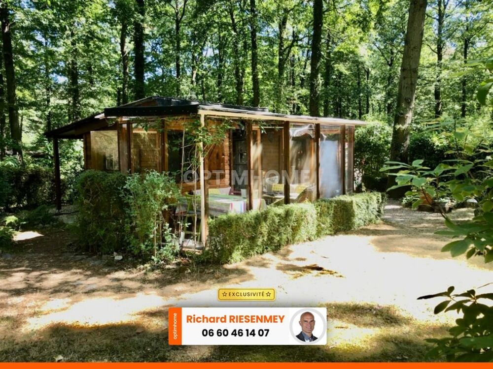 Chalet à vendre 3 pièces 30m² plus veranda 10.50m² à SAINT CHERON (91) camping