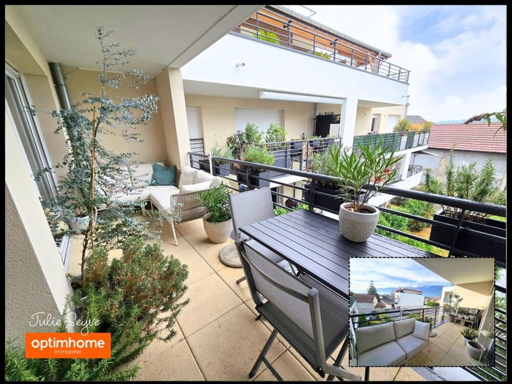 Location Appartement A LOUER - T3 meublé Cessy centre avec terrasse, cave et parking en sous-sol Cessy