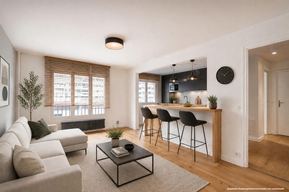 Vente Appartement Vente appartement 2 pièces parking privatif en sous-sol Lyon 7