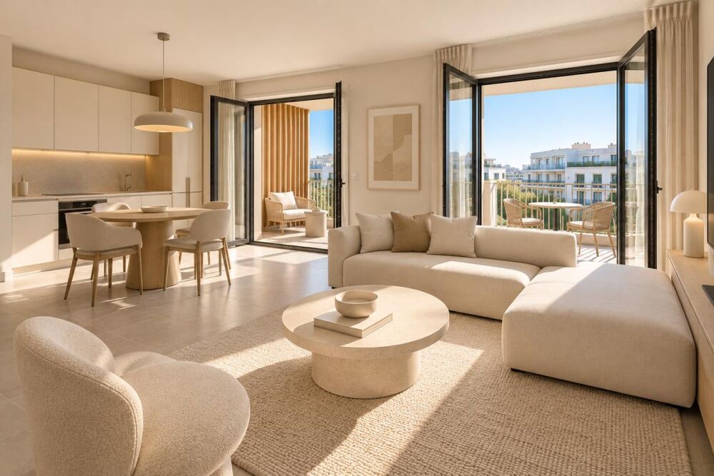 Vente Appartement APPARTEMENT 3 PIECES LOGGIA ET BALCON AU SOLEIL AU COEUR D'UN ECOQUARTIER Montevrain